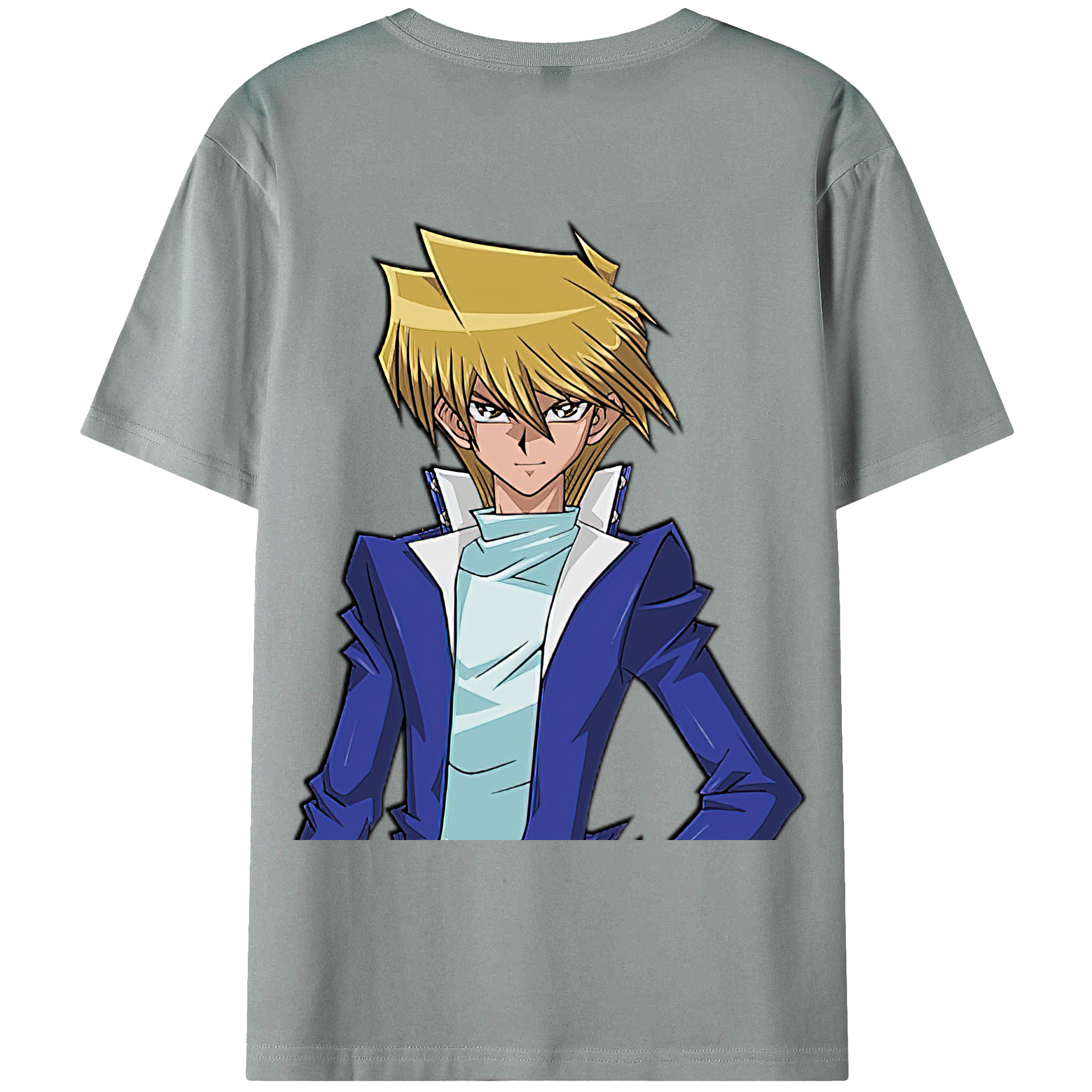 （画像用） 遊☆戯☆王 Yu-Gi-Oh! 綿100％ メンズ半袖Tシャツ（バックプリント） 通気性